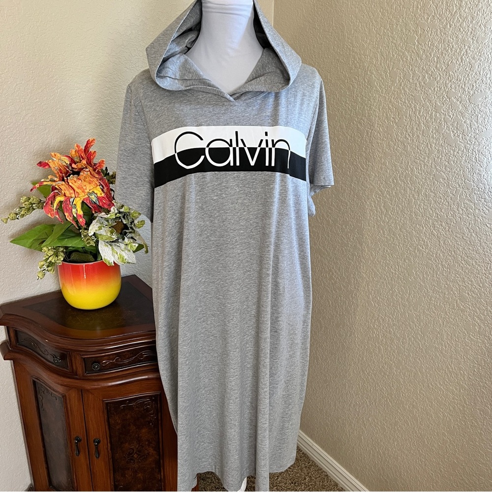 Calvin Klein Hooded Sporty Dress
